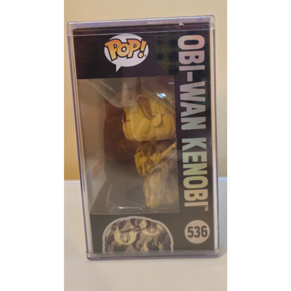 Funko Pop! Star Wars Obi-Wan Kenobi #536 ART SERIES Bobblehead w/ hard case - Picture 4 of 4
